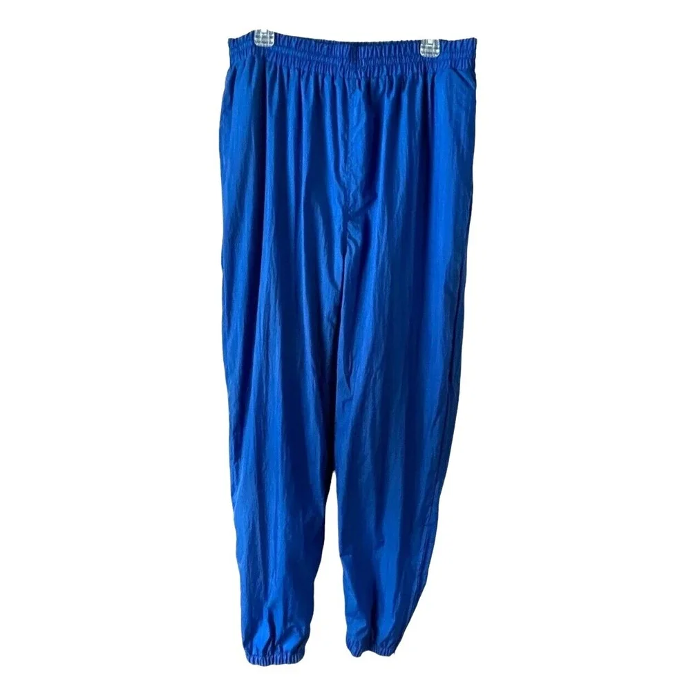 DeLong NWT Men's Track‎ Windbreaker Pants Mesh Lining Blue Size XL